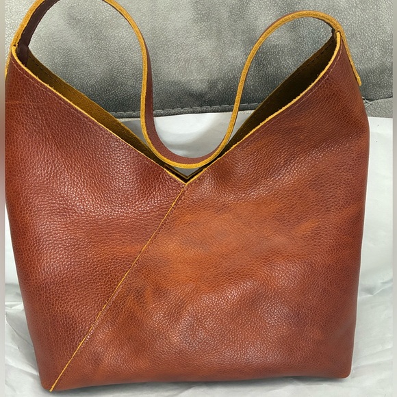 Portland Leather Goods Large Naomi in Sienna - Picture 3 of 5